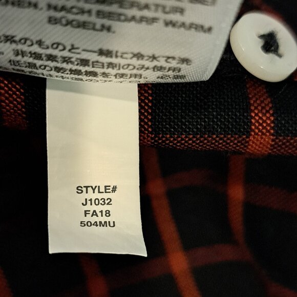 J. Crew Men's Large All Cotton Oxford Slim Fit Button Down Shirt Style #J1032 - Picture 10 of 15